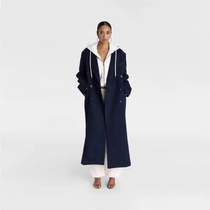 KBB by Kahlana Navy Blue Maxi Coat size M